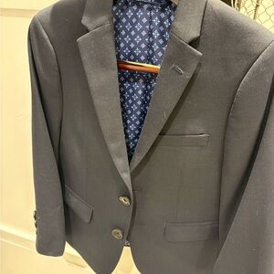 TALLIA Kids NAVY suit with Patterned Lining